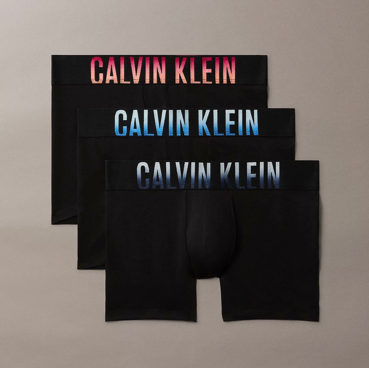 3PACK Intense Power Cotton Stretch, Tricolore - Calvin Klein