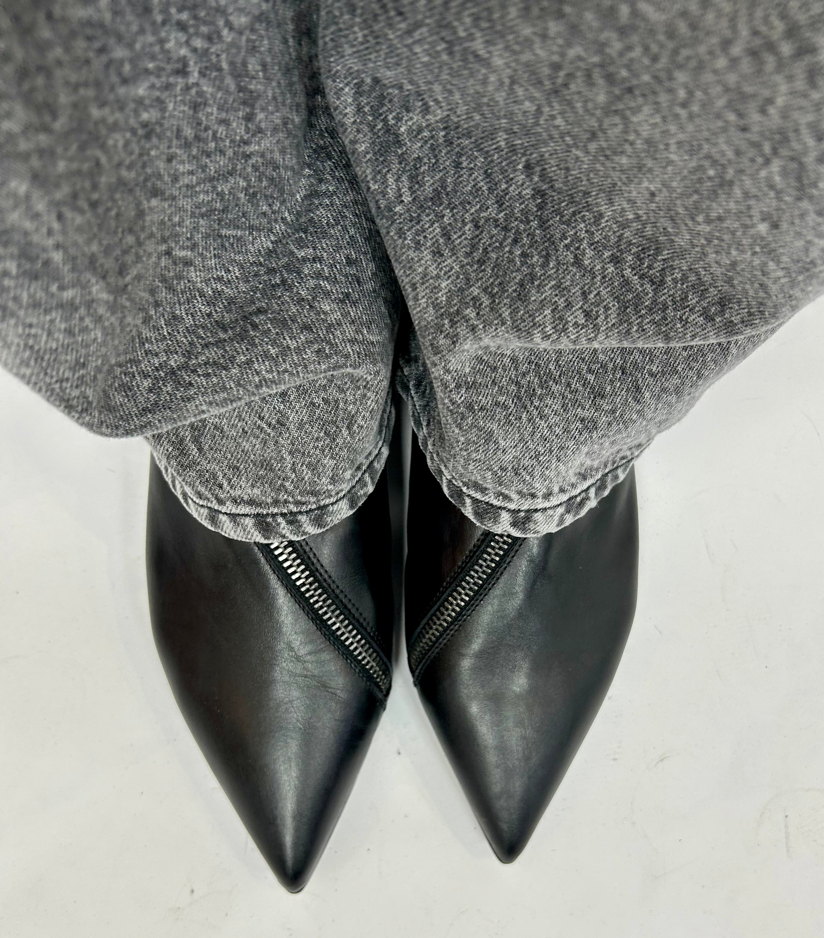 Stivaletto Zip, Nero - Kate Libertine
