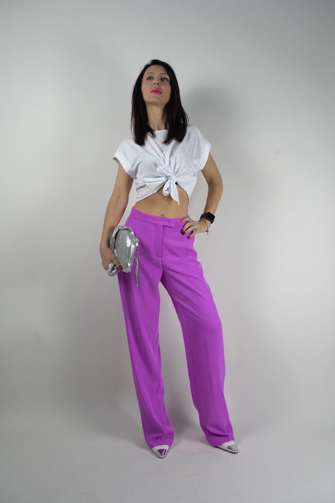 Pantaloni Rosa Shocking - JIJIL