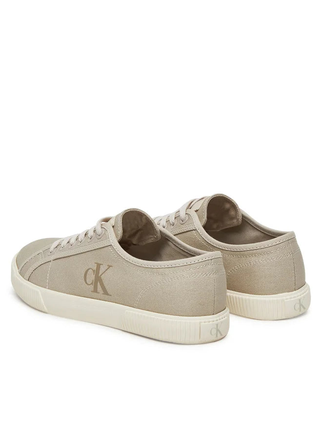 Sneakers In Tela, Beige - Calvin Klein