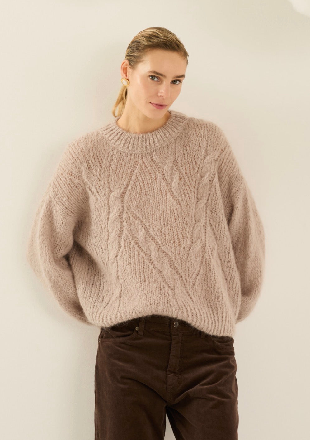 Maglione In Mohair, Nude - Souvenir