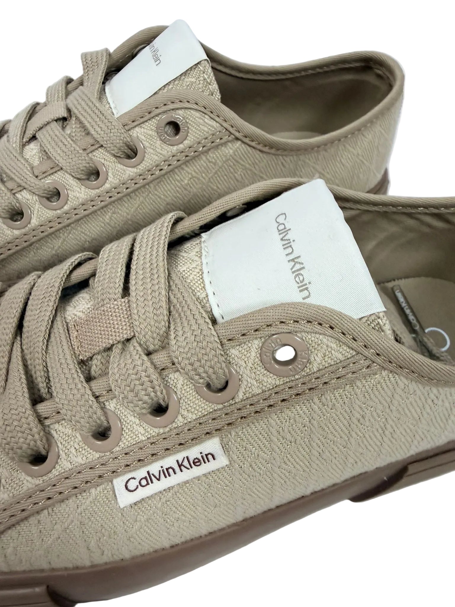 Sneakers Tela Logo, Sabbia - Calvin Klein