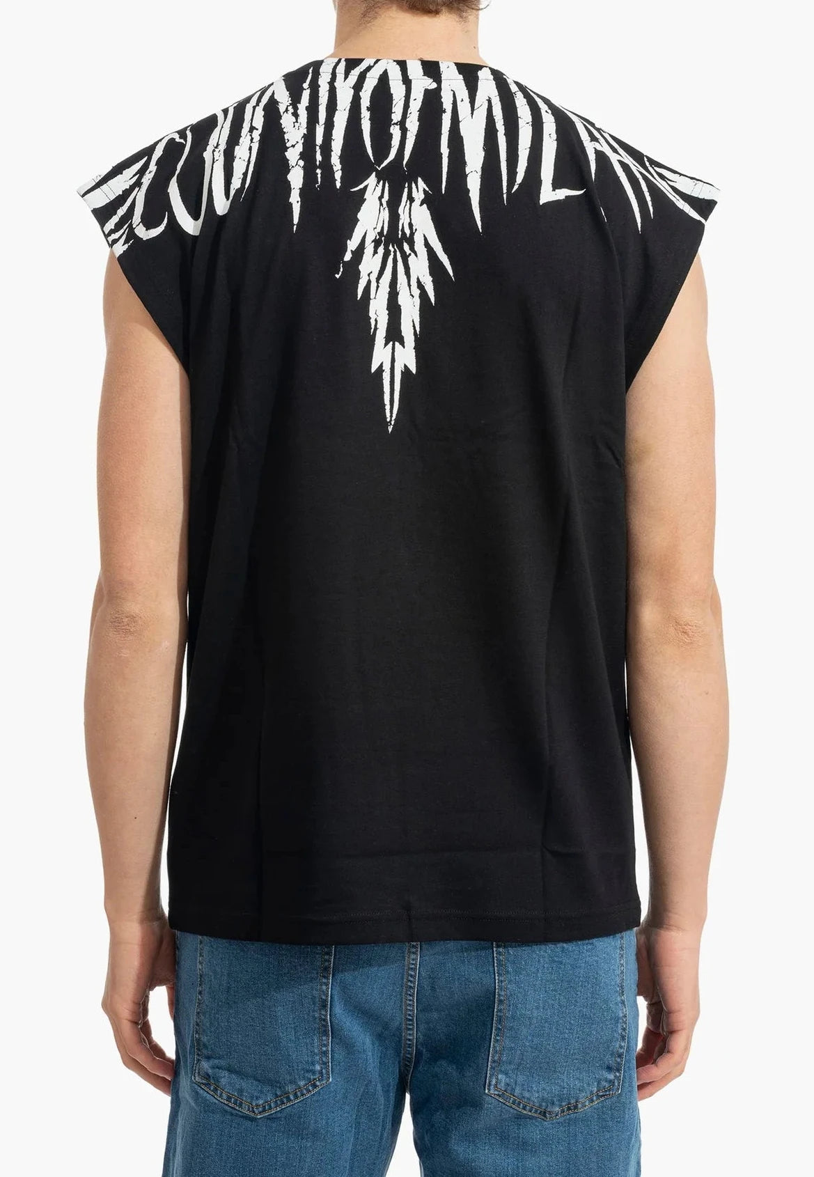 Canotta Vogatore Logo Stilizzato, Nero/Bianco - County Of Milan