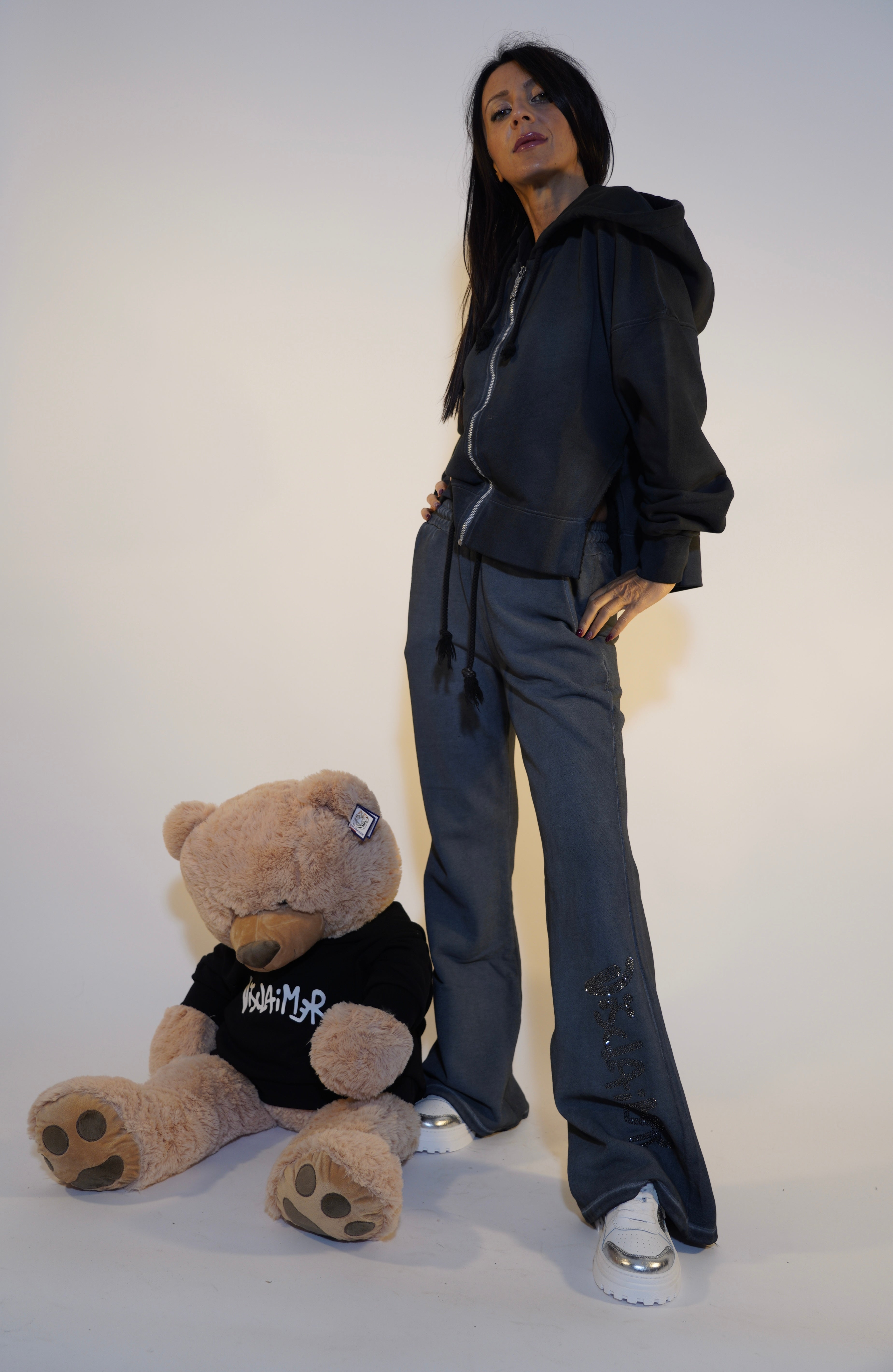 Jogger Strass, Grey - Disclaimer