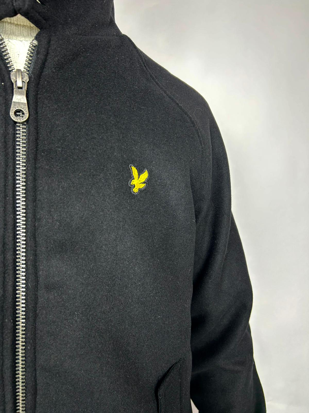 Harrington Jacket Wool, Jet Black - Lyle&Scott