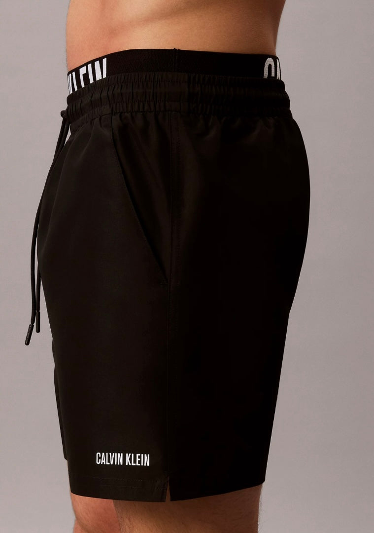 Costume Boxer Fascia Logo, Nero - Calvin Klein