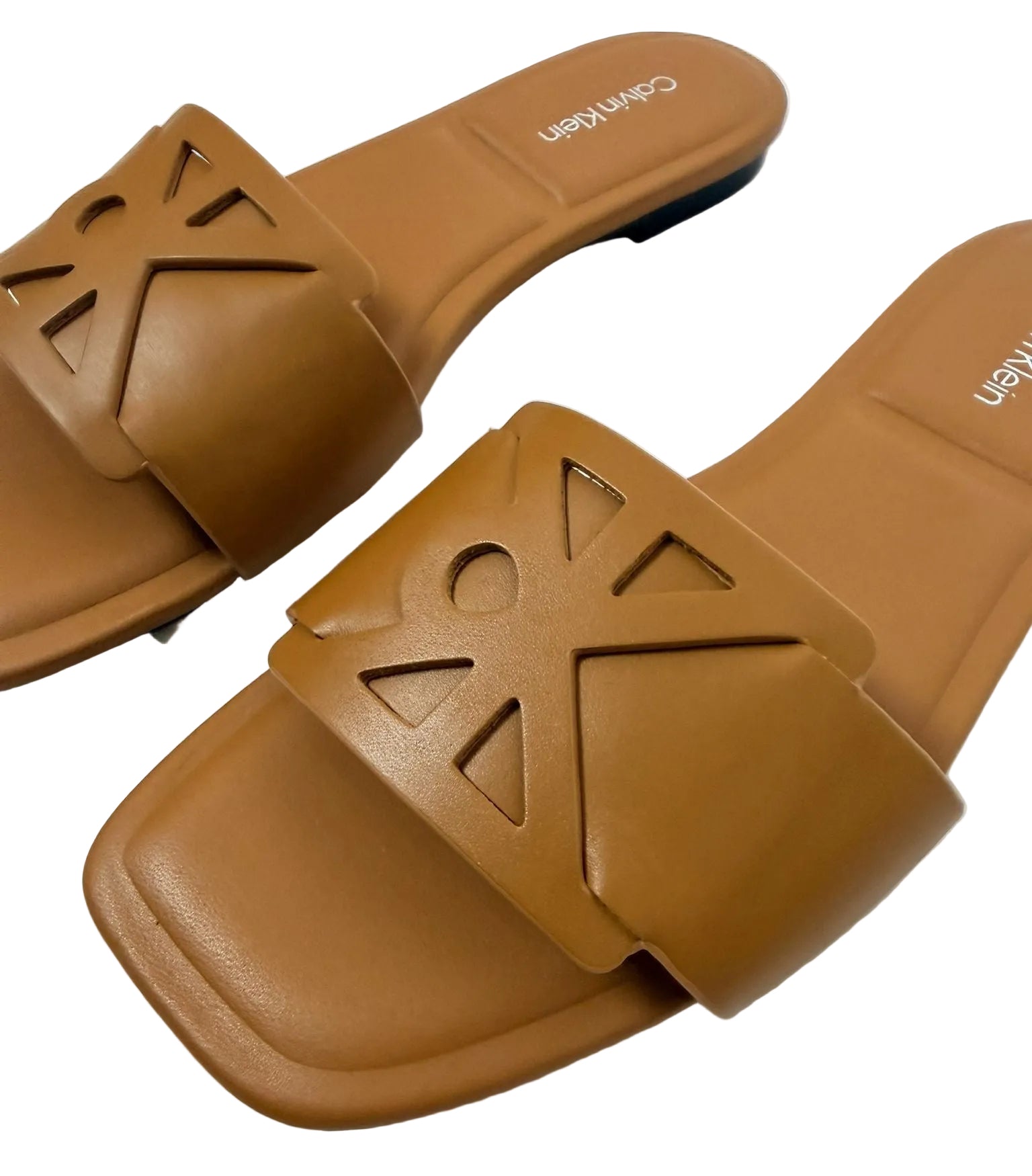 Ciabatta Pelle Fascia, Cuoio - Calvin Klein