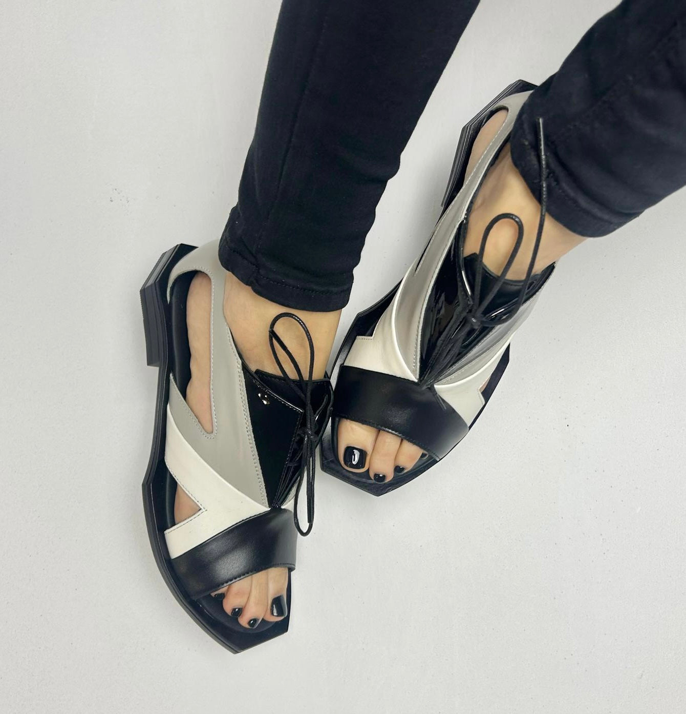 Sandali Lacci Tricolore- Le Bohémien