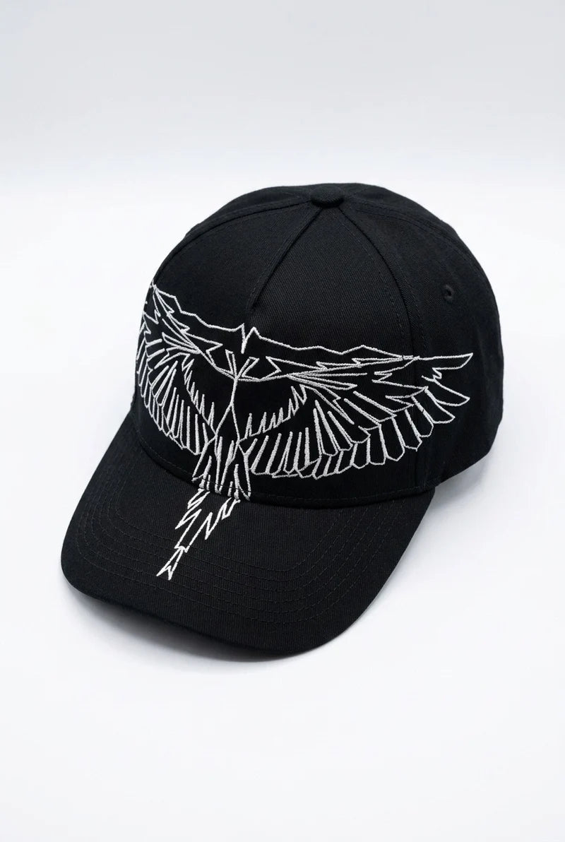 Cappello Baseball White Wings, Nero - County Of Milan