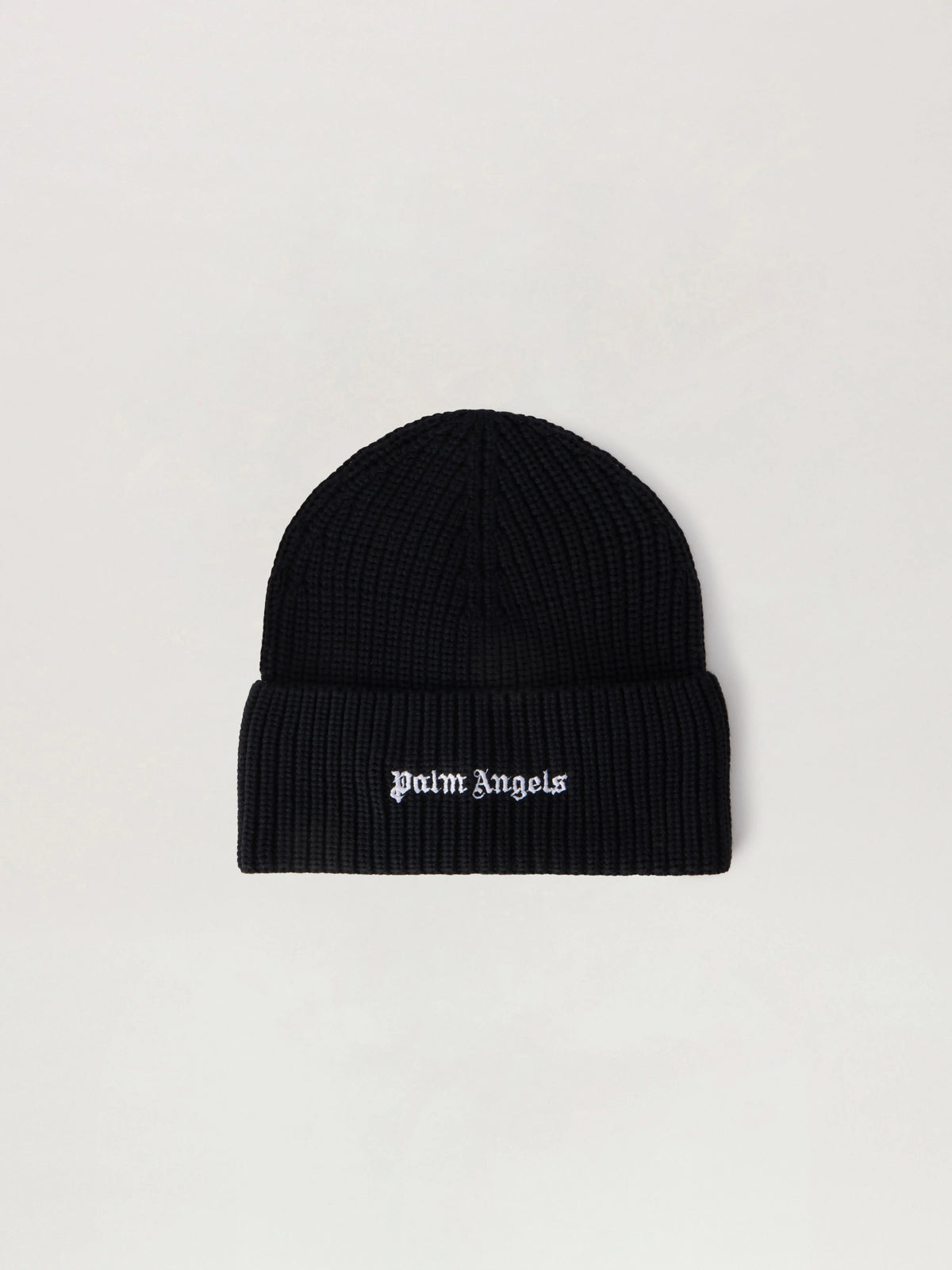 Berretto Costine Basic Logo, Nero - Palm Angels