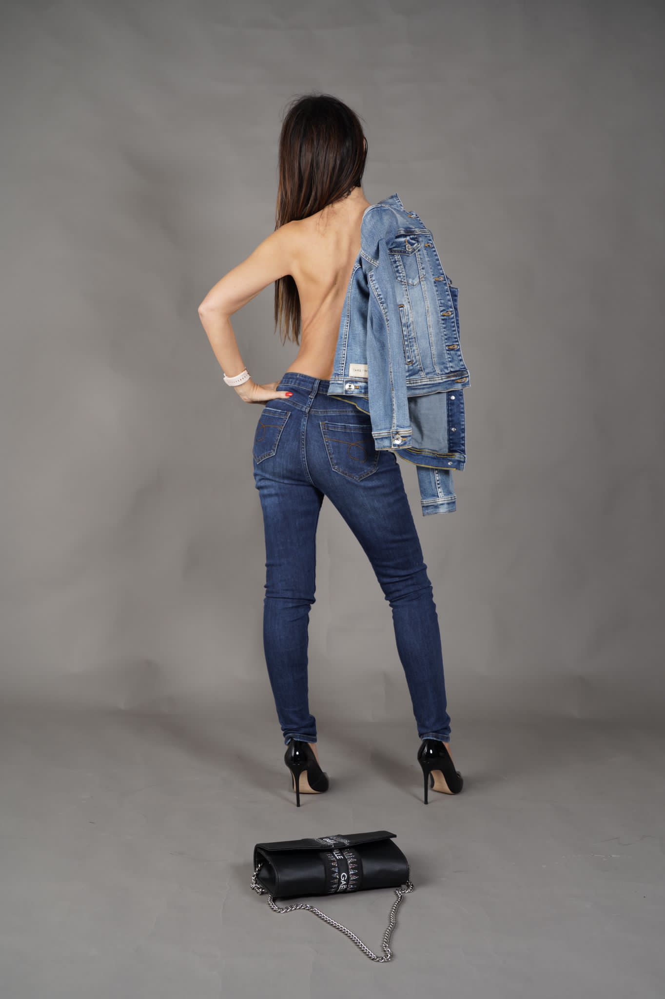 Skinny Jeans, Dark Blue - Take Two